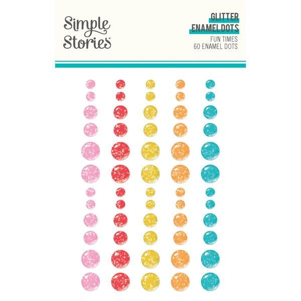 Fun Times - Glitter Enamel Dots