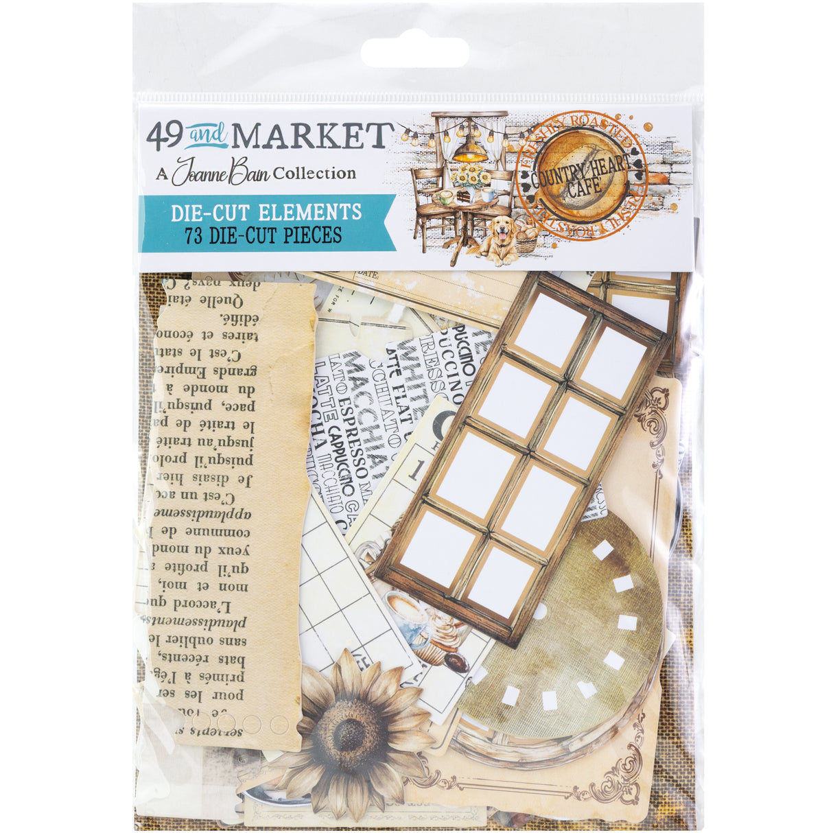 49 and Market - Country Heart Café Die Cut Elements