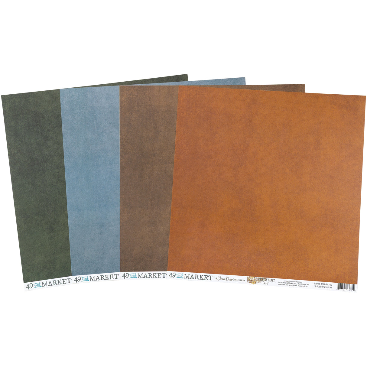 49 and Market - Country Heart Café 12x12 Solids Collection Pack
