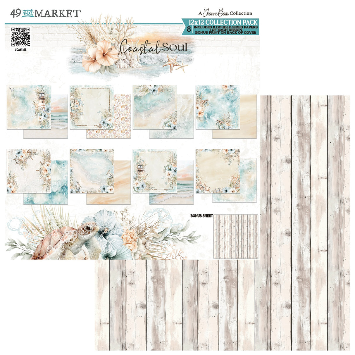 49 and Market - Coastal Soul 12x12 Collection Pack