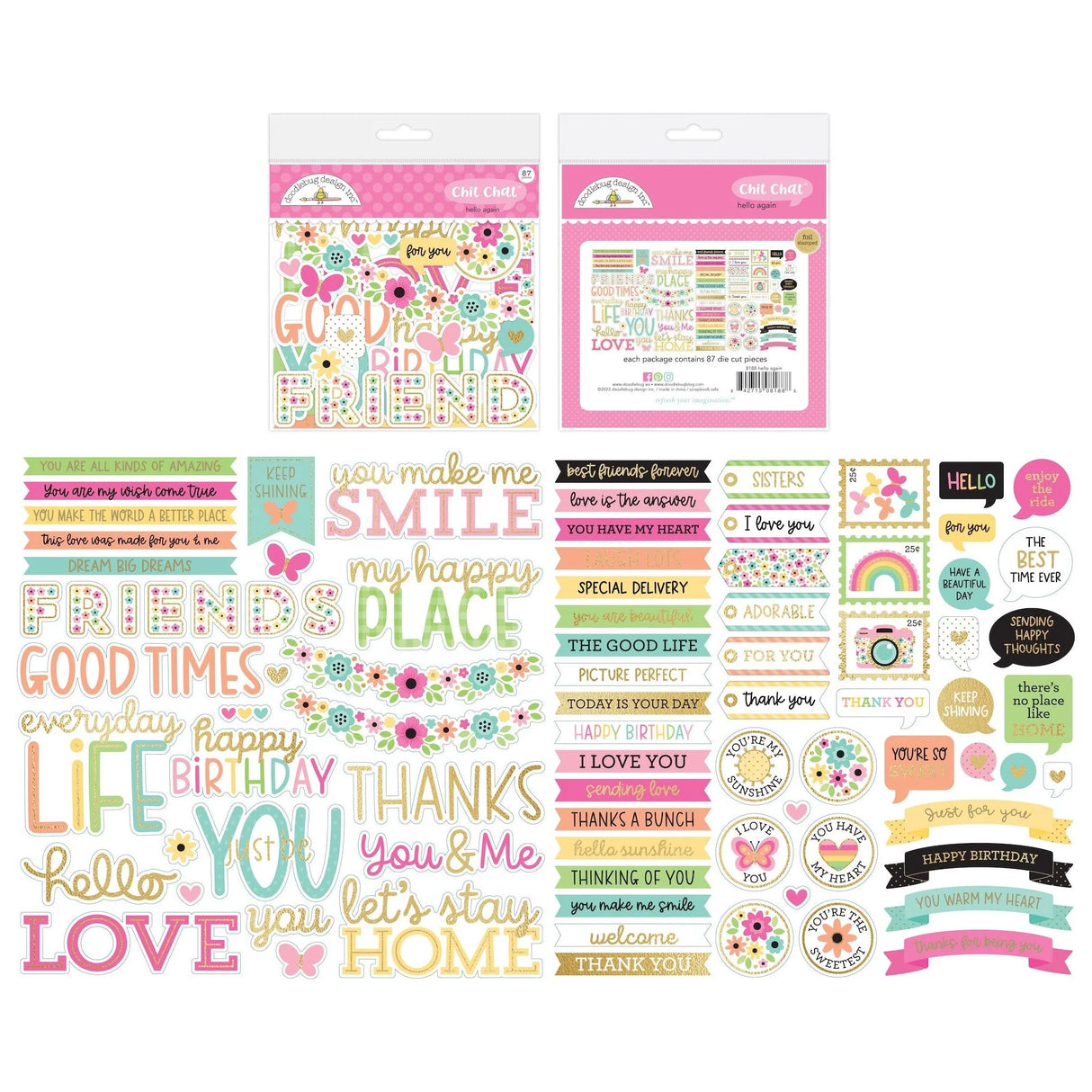 Doodlebug ChitChat - Hello Again