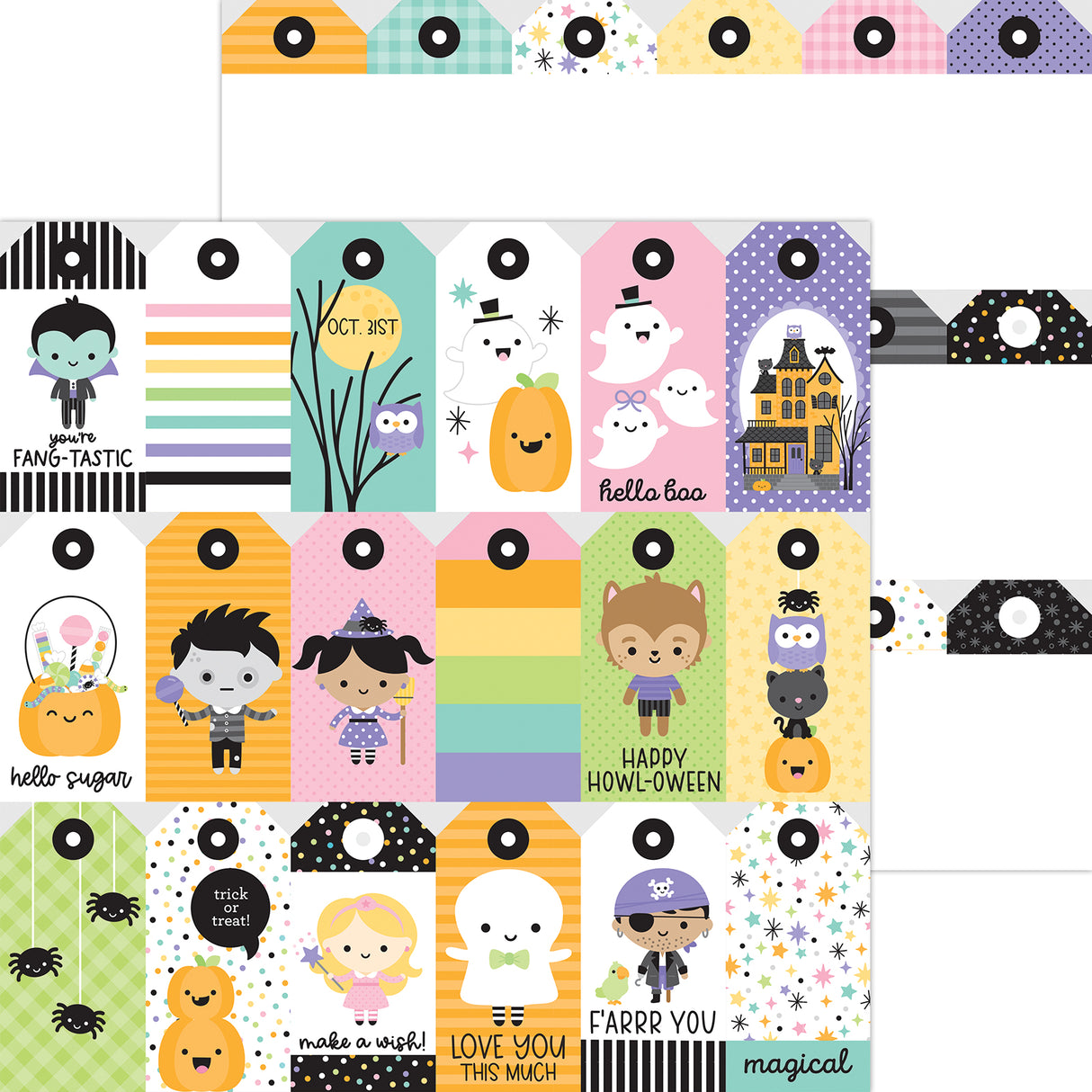 Hello Sugar double-sided cardstock - Sweet & Spooky