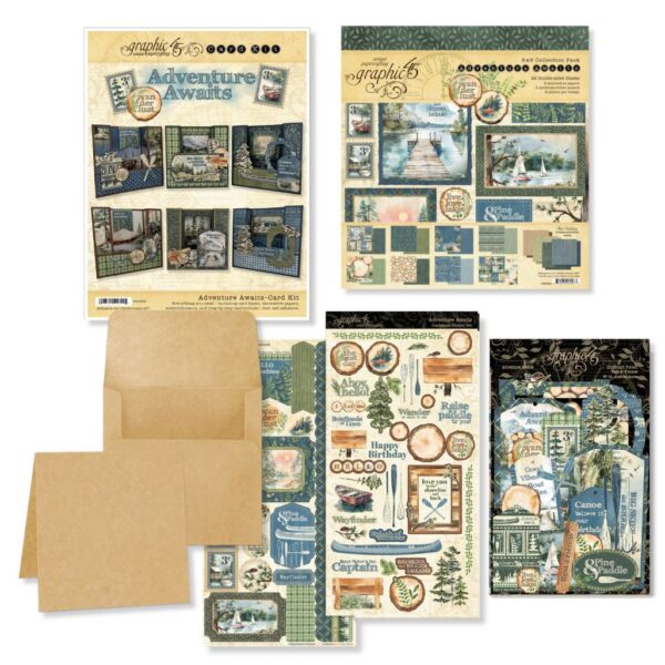 Graphic 45 Card Class Series - Adventure Awaits Card Kit