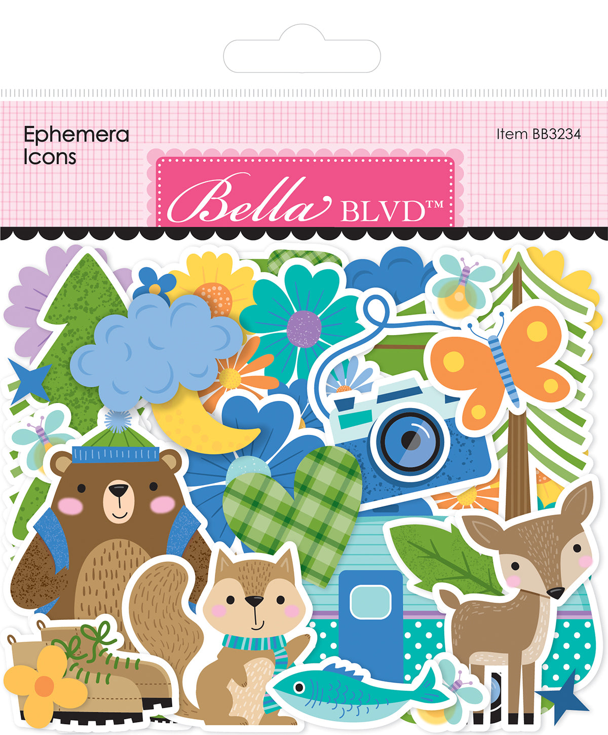 Adventure Awaits Ephemera Icons (97 pieces)