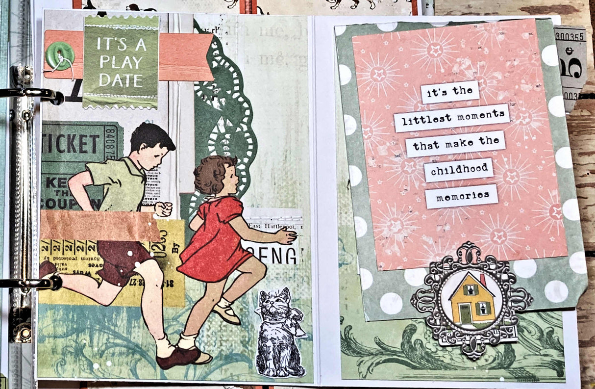 Toddler Time Album** tutorial only/ no product will be sent***