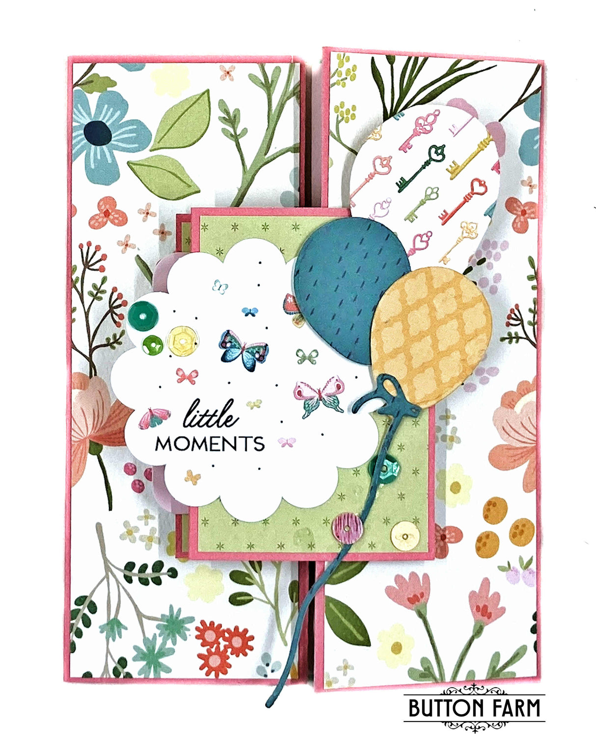 Garden Birthday Card Kit 🌸