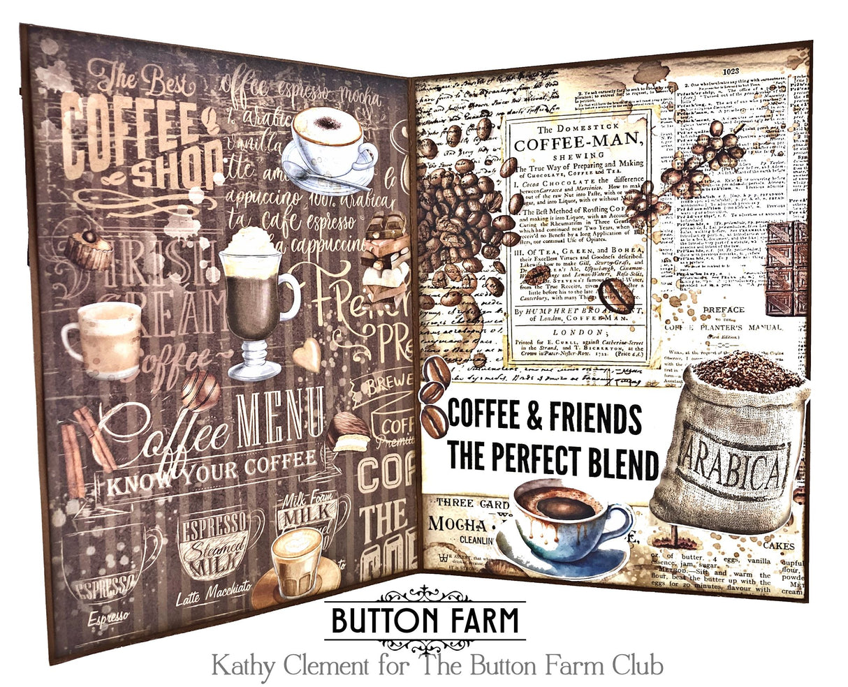 Coffee and Chocolate Card Kit by Kathy Clement - Digital Tutorial