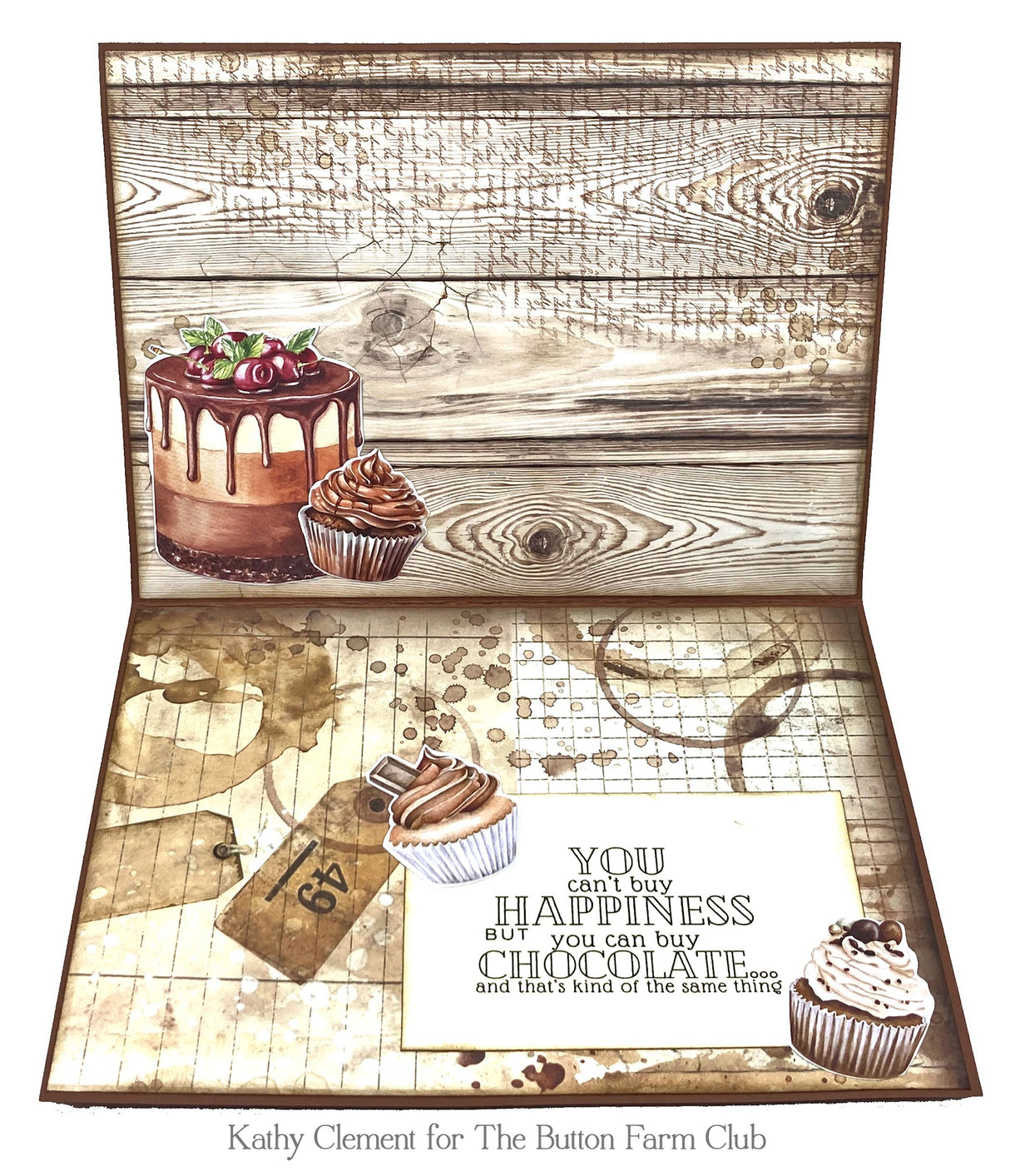 Coffee and Chocolate Card Kit by Kathy Clement - Digital Tutorial