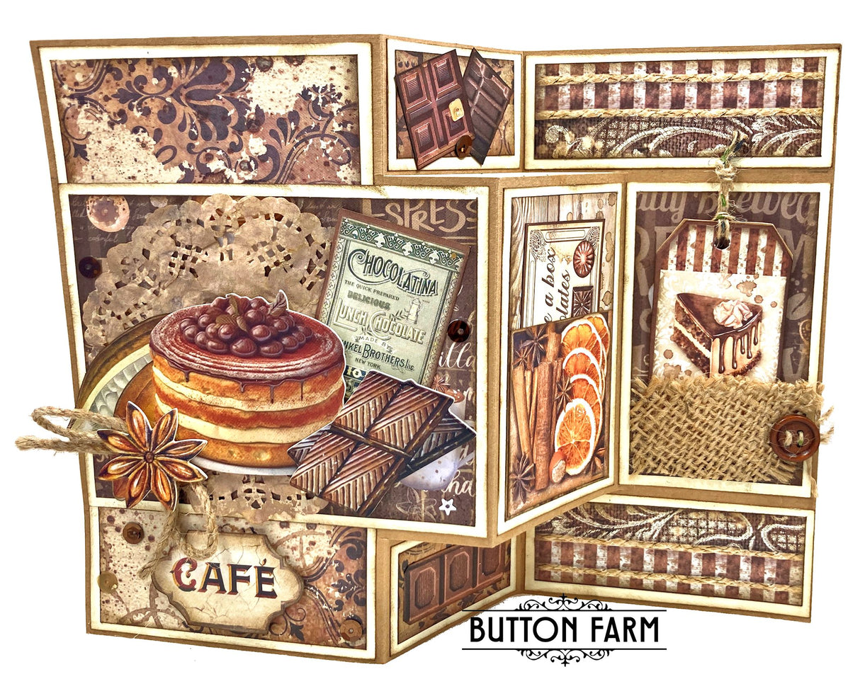 Coffee and Chocolate Card Kit by Kathy Clement - Digital Tutorial