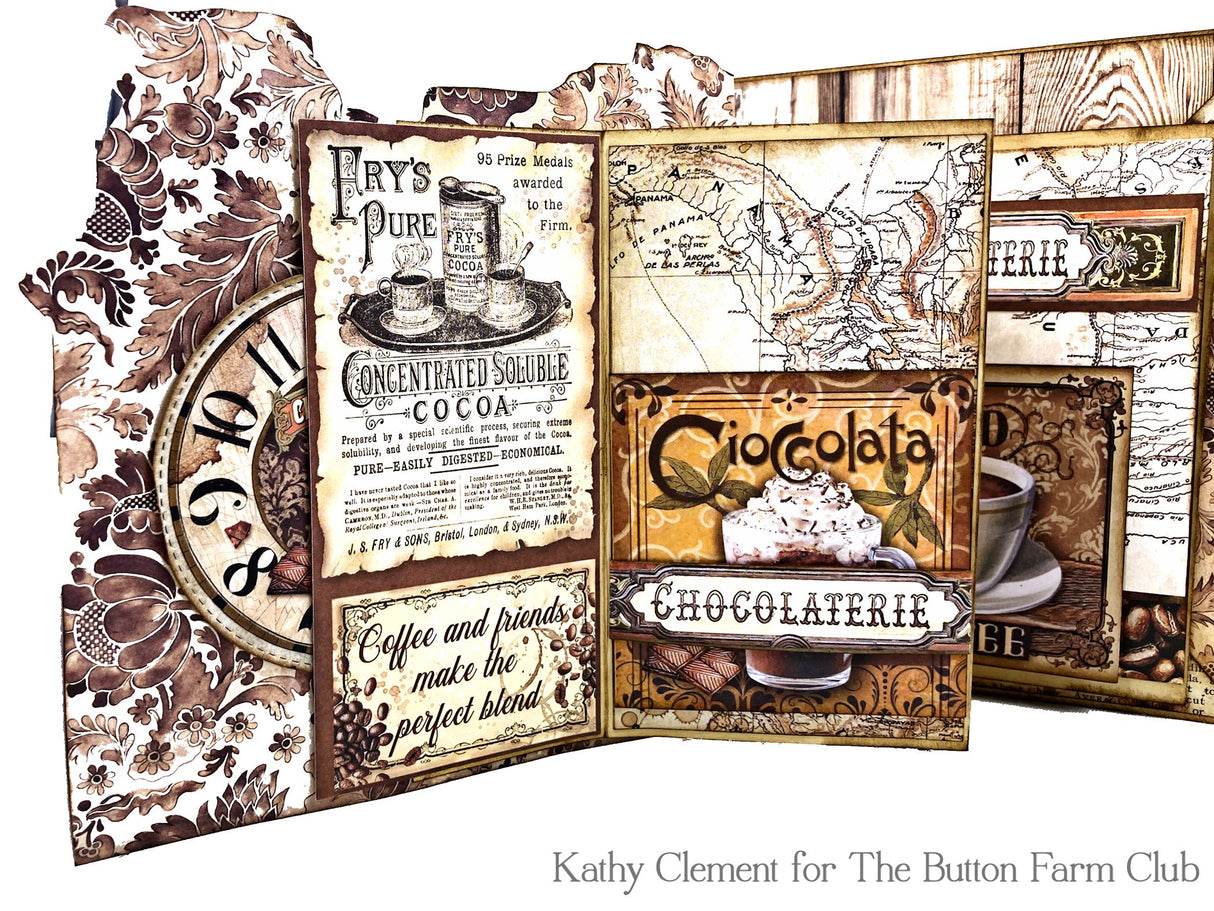 Coffee and Chocolate Card Kit by Kathy Clement - Digital Tutorial