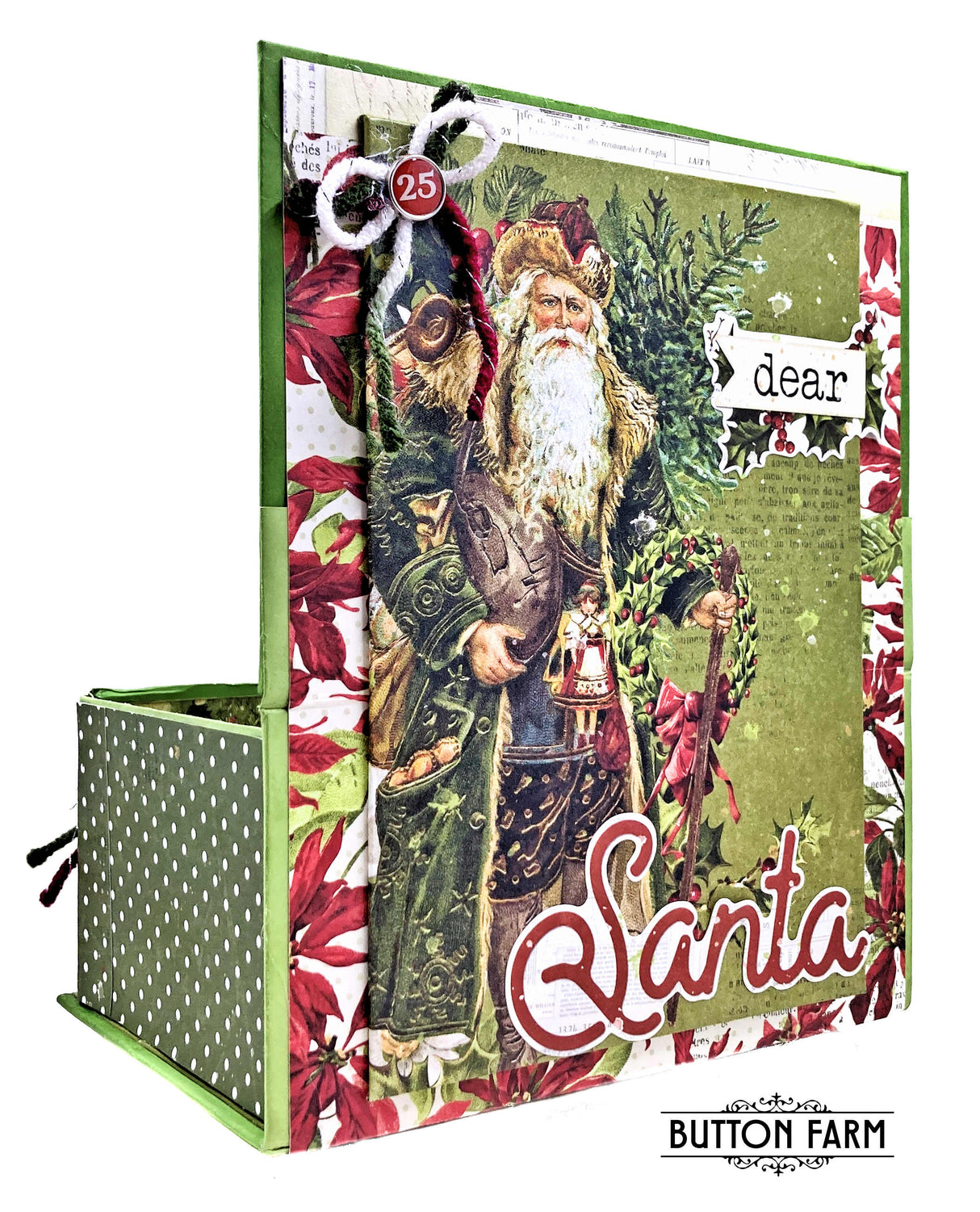 The Yuletide Box of Tags by Kathy Clement. TUTORIAL ONLY