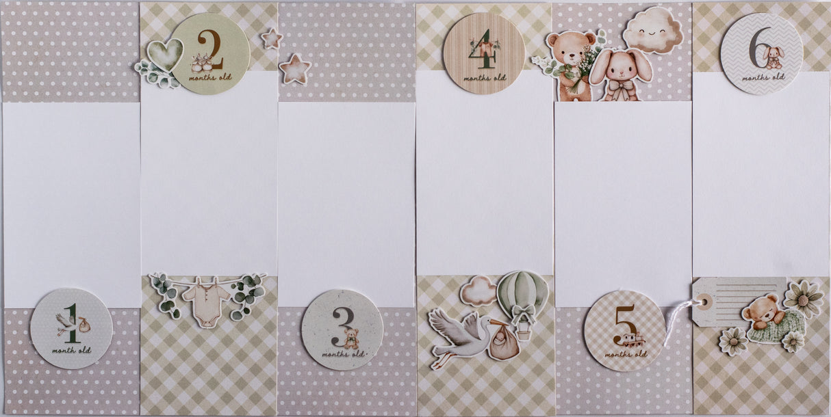 Baby Milestones Page Kit