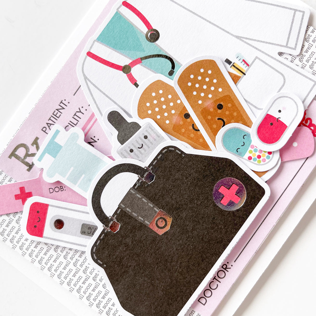 Doodlebug Happy Healing Card Kit Tutorial