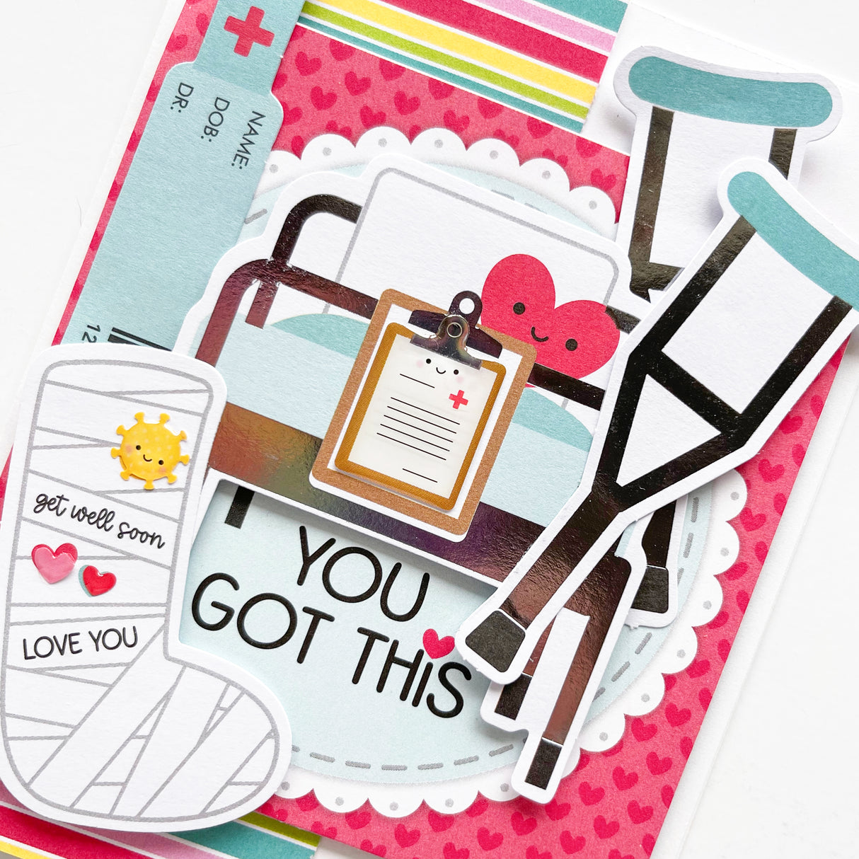 Doodlebug Happy Healing Card Kit Tutorial
