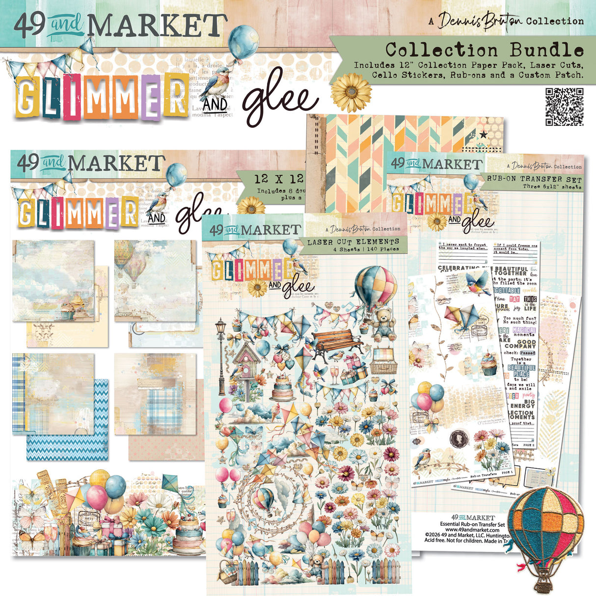 49 and Market Glimmer & Glee Bundle Collection w/ patch
