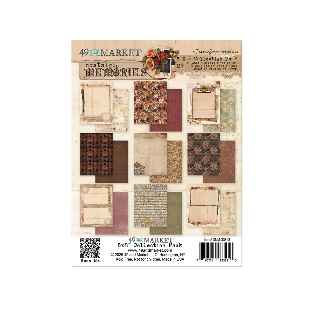 49 and Market 6 x 8 Collection Pack - Nostalgic Memories (Dennis Bruton)