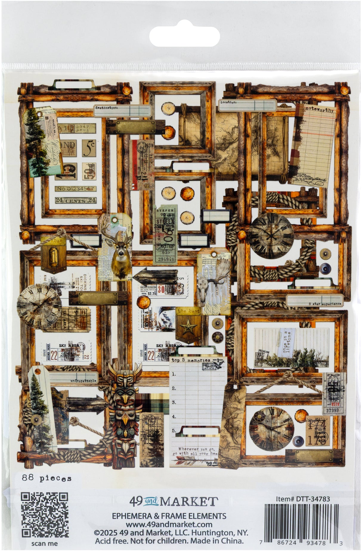 49 and Market Ephemera & Frames- Timber and Tweed