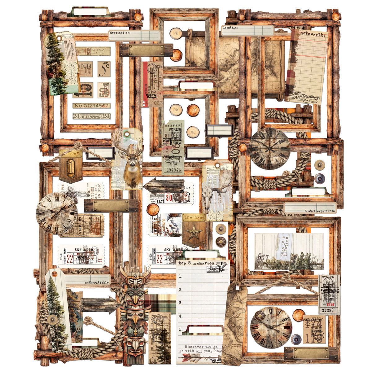 49 and Market Ephemera & Frames- Timber and Tweed