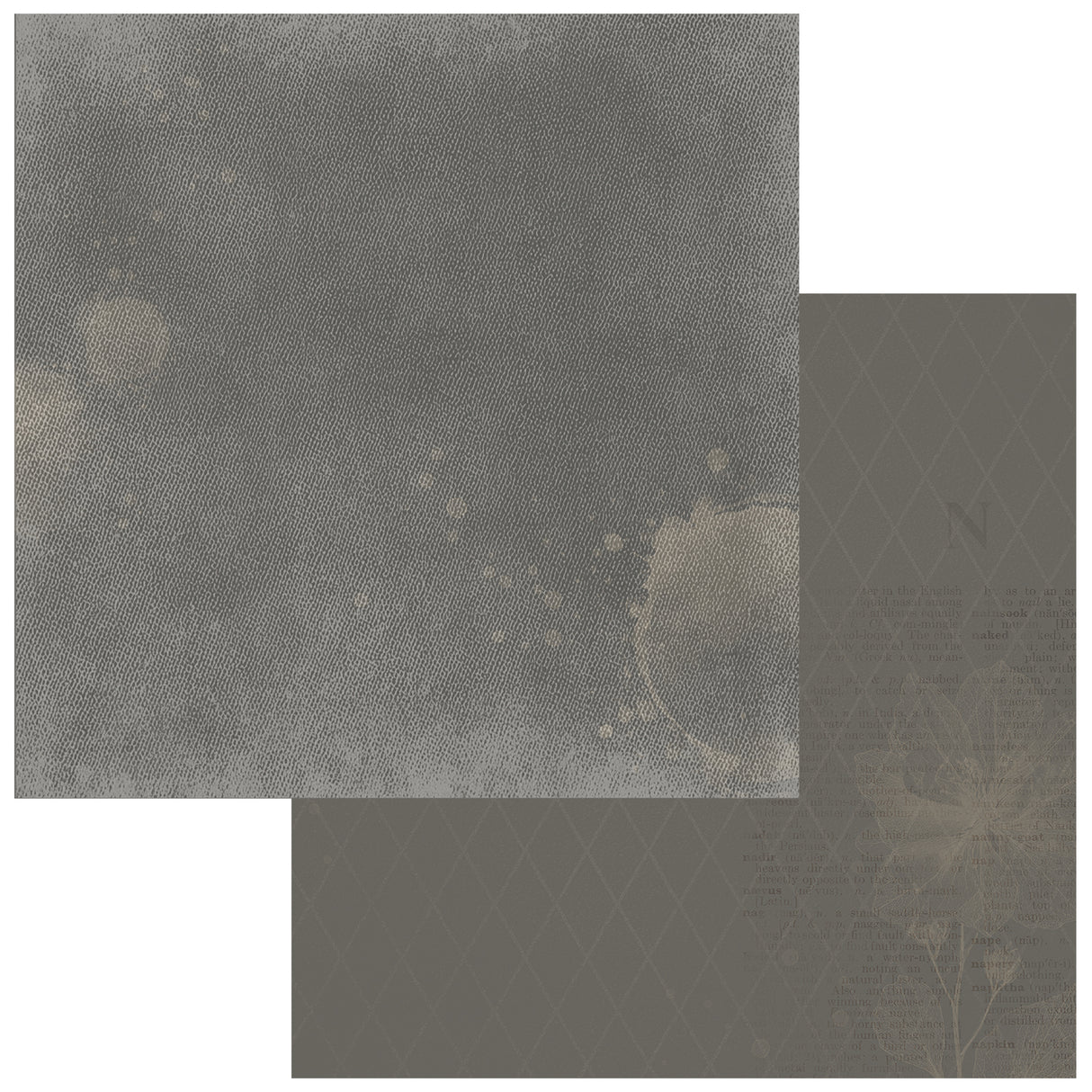 49 and Market 12 x12 Solids Collection Pack - Faded Memory Lane