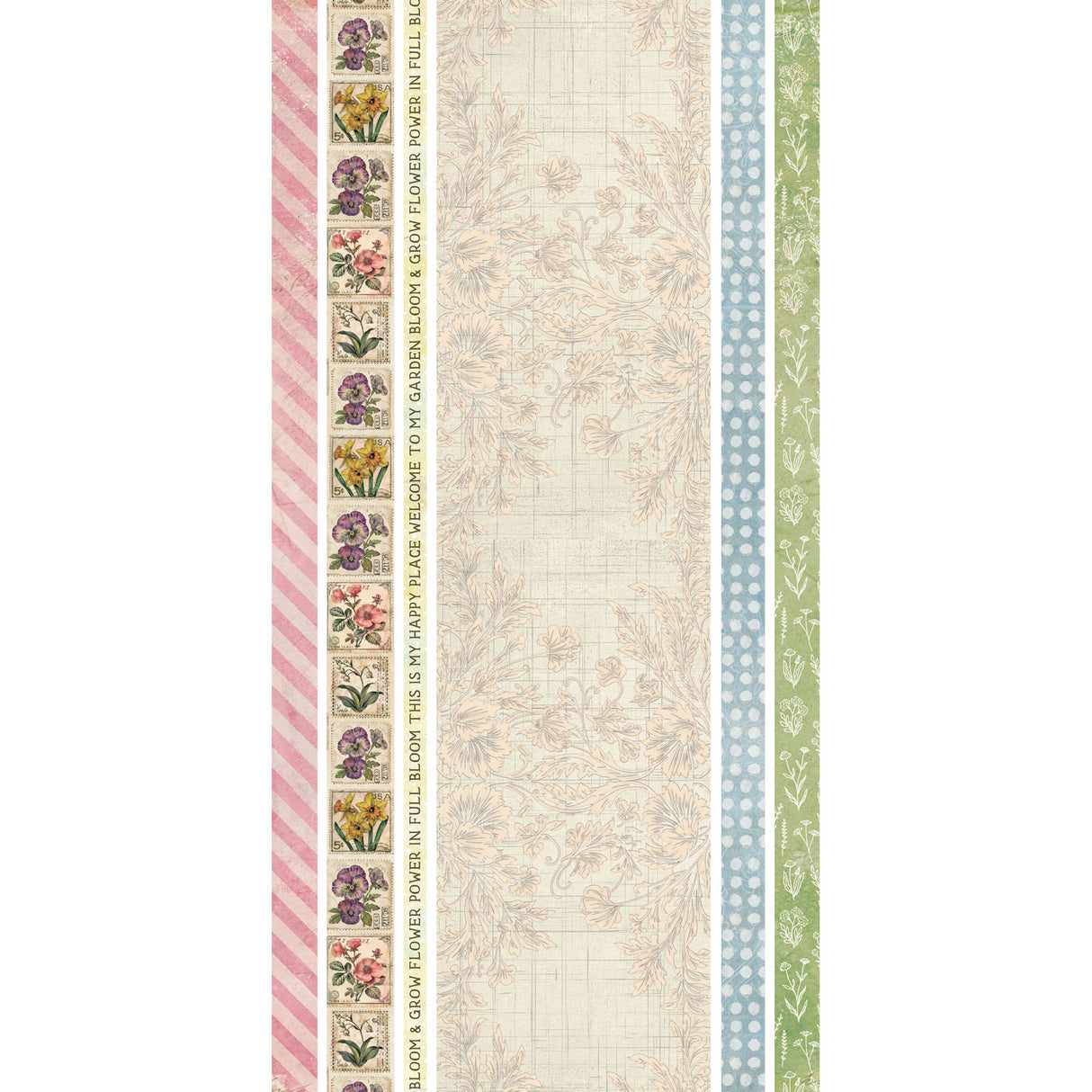49 and Market Washi Sheets - From the Garden