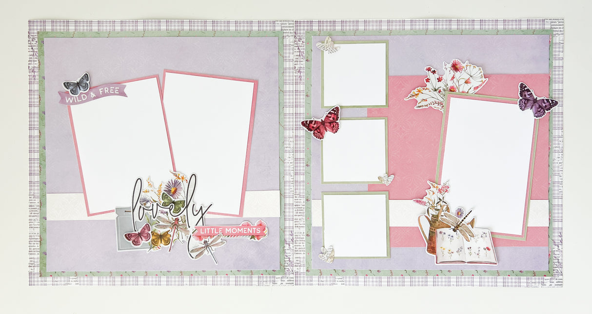 Simple Stories Meadow Flowers Quick Page Kit