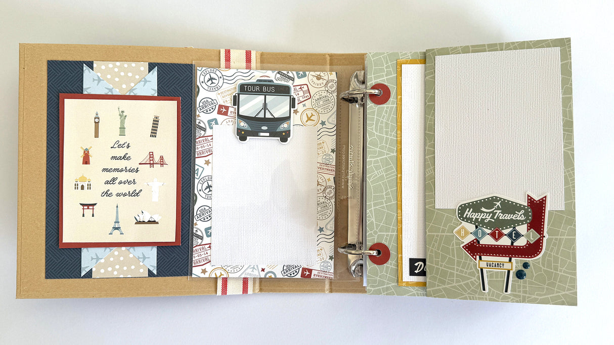 Travel 4x6 Mini Album (Our Travels Mini Album)