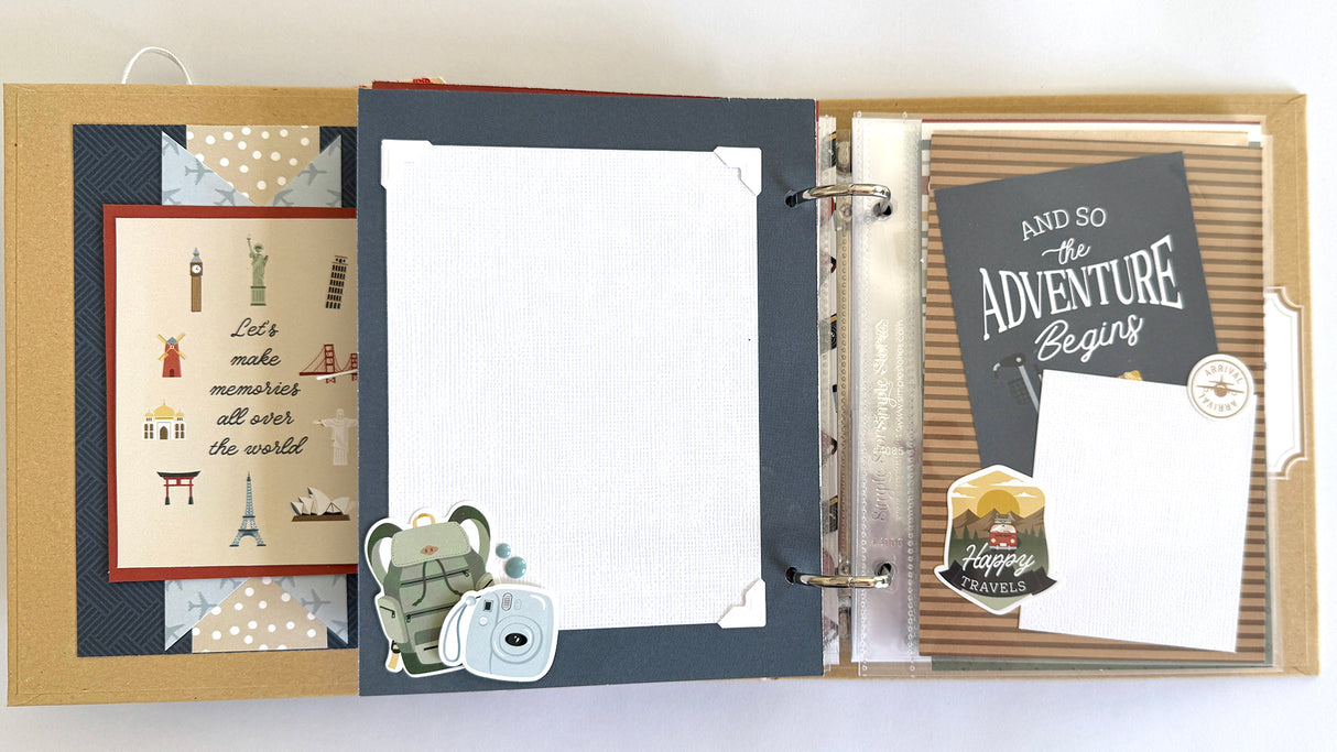 Travel 4x6 Mini Album (Our Travels Mini Album)
