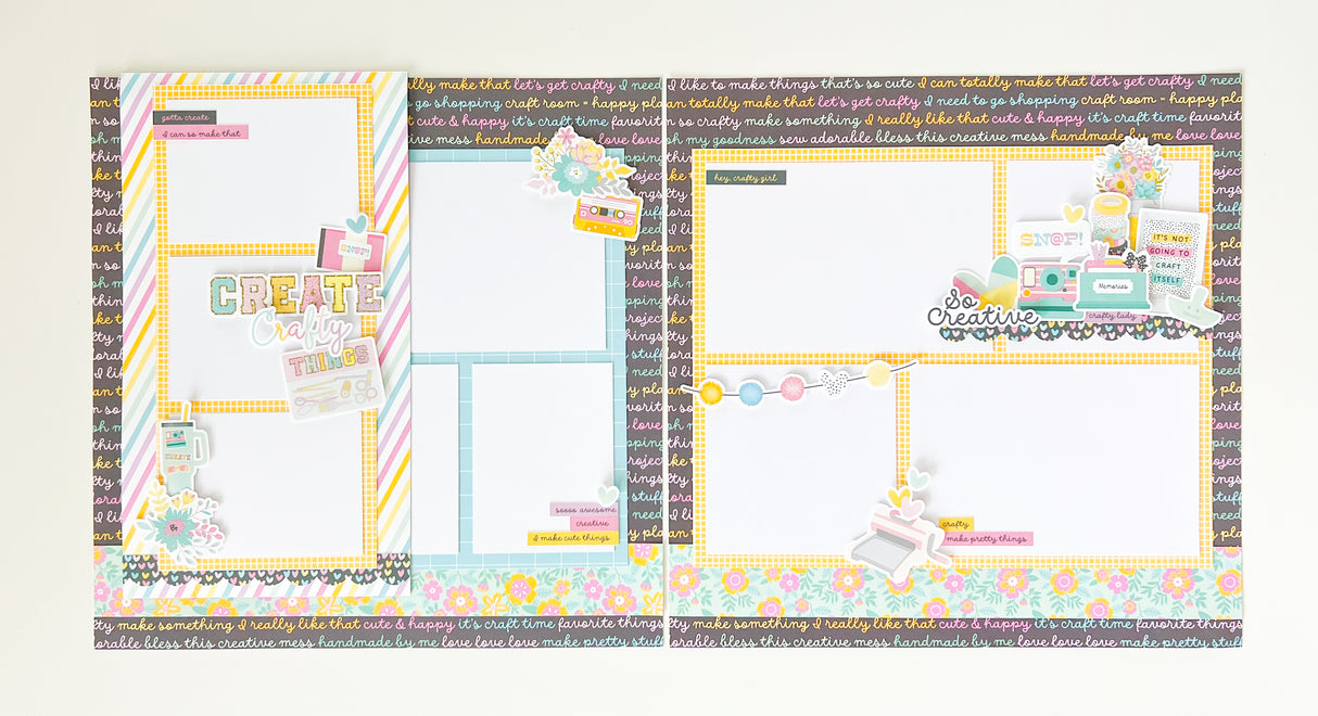 Simple Stories Crafty Thing Quick Page Kit