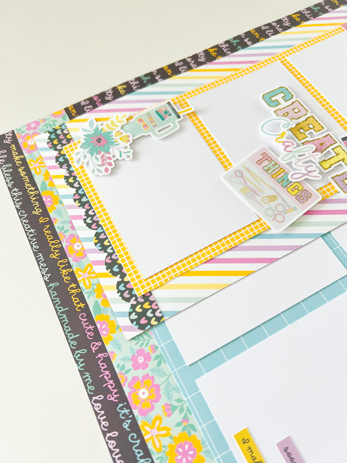 Simple Stories Crafty Thing Quick Page Kit