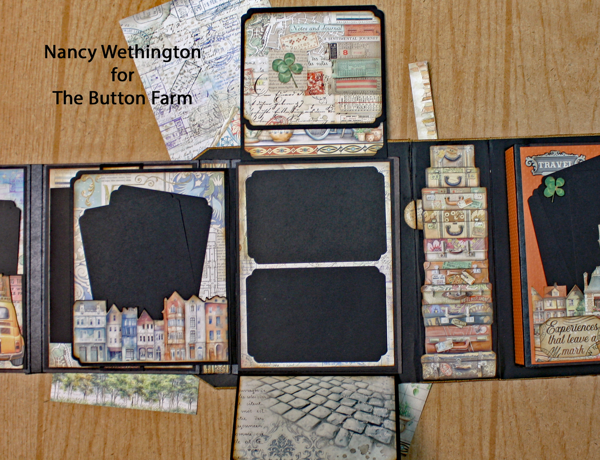 Art of Traveling Briefcase Album *** Digital Tutorial only ***No Products Shipped