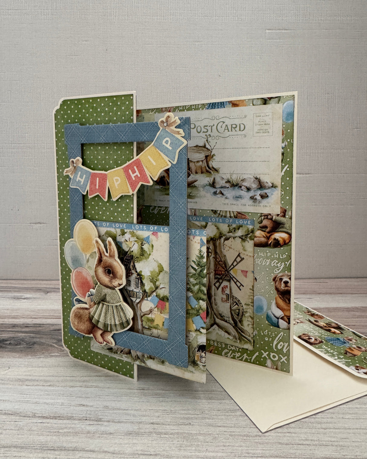Graphic 45 Card Class Series Vol 3 2025 - Hip Hip Hooray – Z-Fold Card Set
