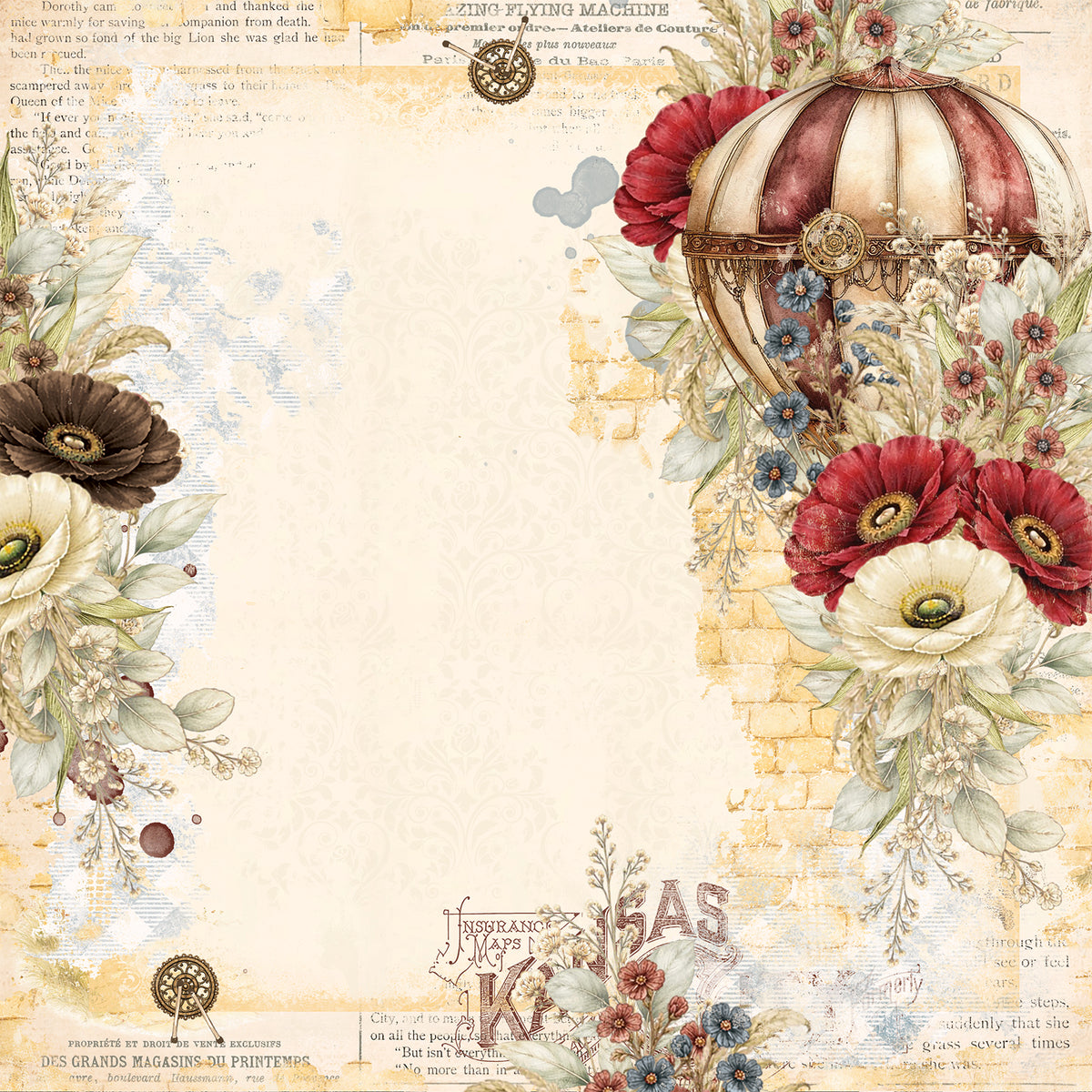 49 and Market - Chronicles of Oz Paper - A Little Further official product image 2