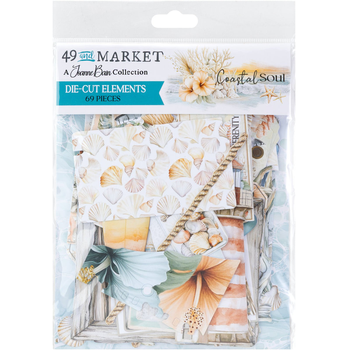 9 and Market COASTAL SOUL DIE CUT ELEMENTS