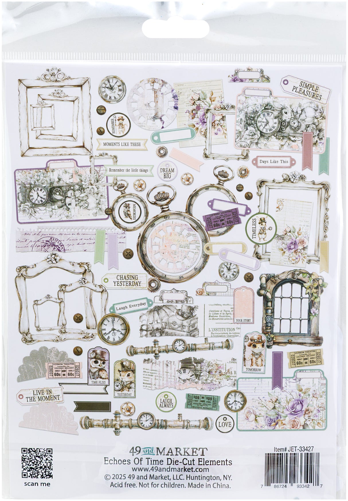Echoes of Time Die-cut Elements