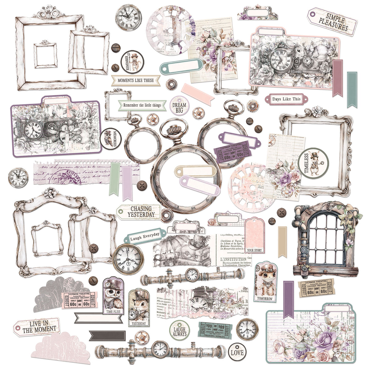 Echoes of Time Die-cut Elements