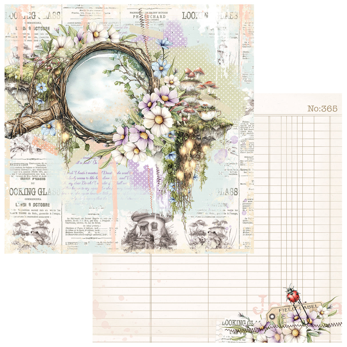 49 and Market 12 x12 Collection Pack- The Looking Glass