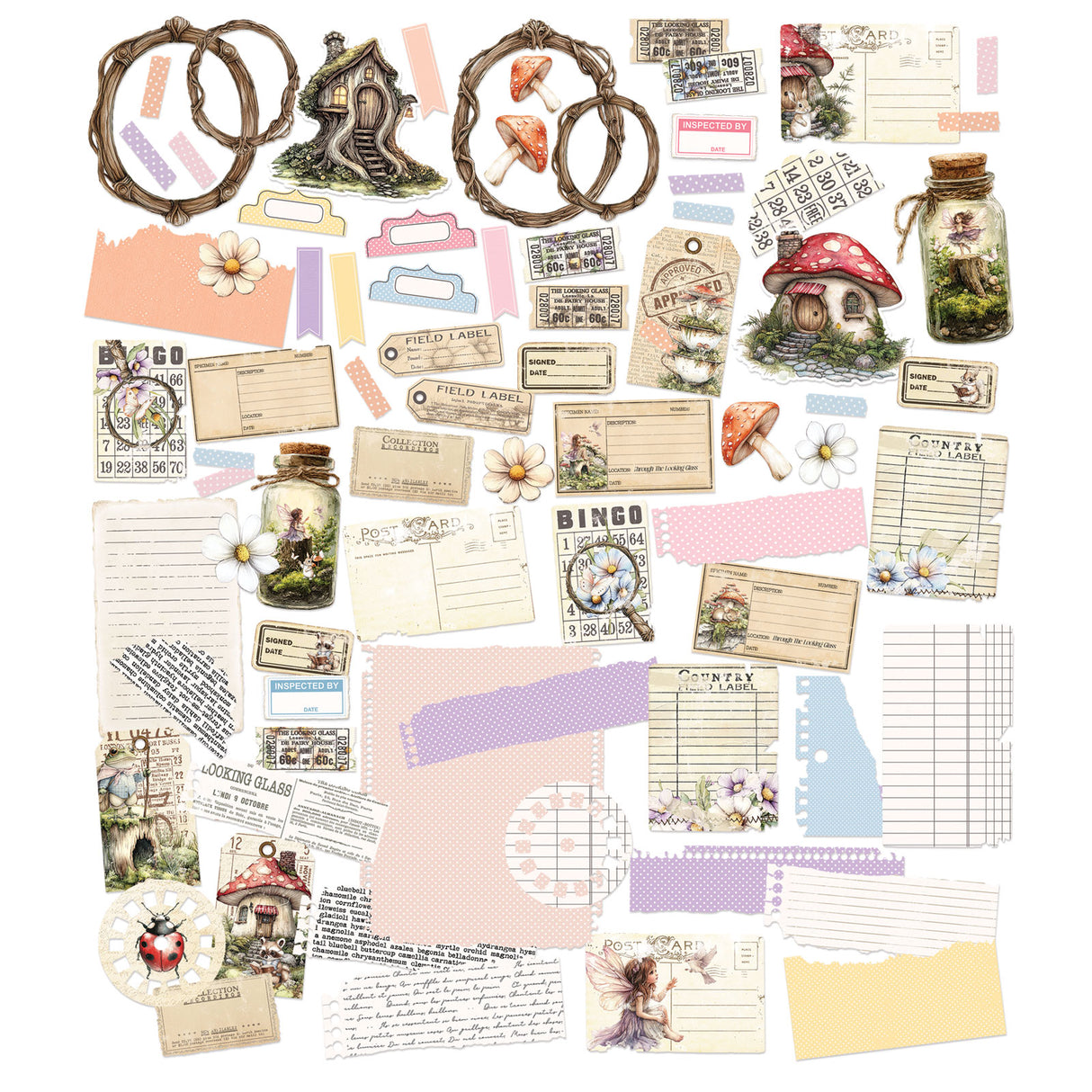 49 and Market Ephemera Set - The Looking Glass