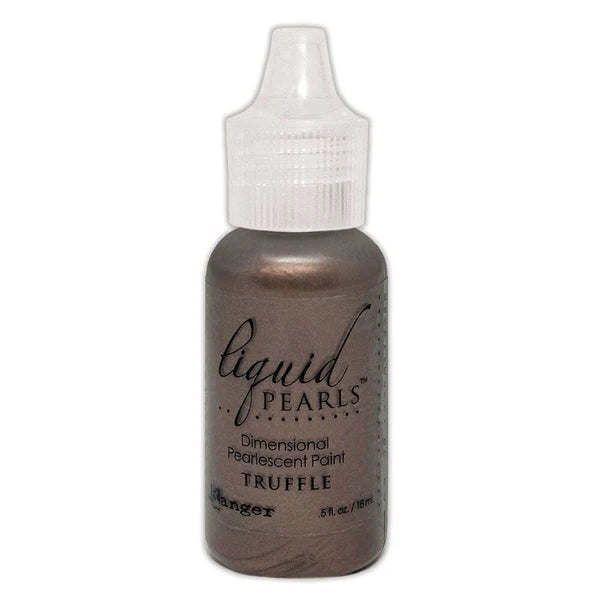 Ranger Ink - Liquid Pearls - Dimensional Paint - Truffle