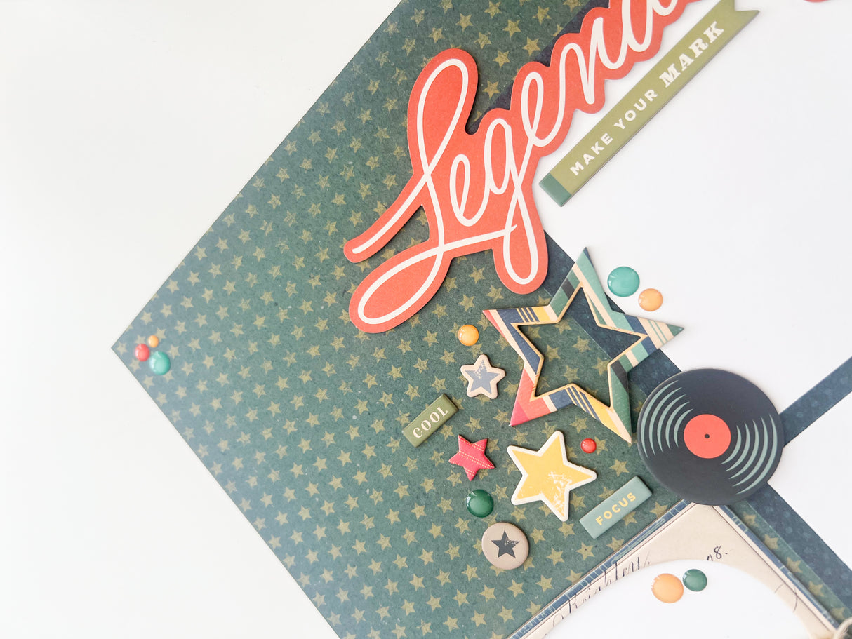 SIMPLE STORIES RUSTIC LEGEND PAGE KIT