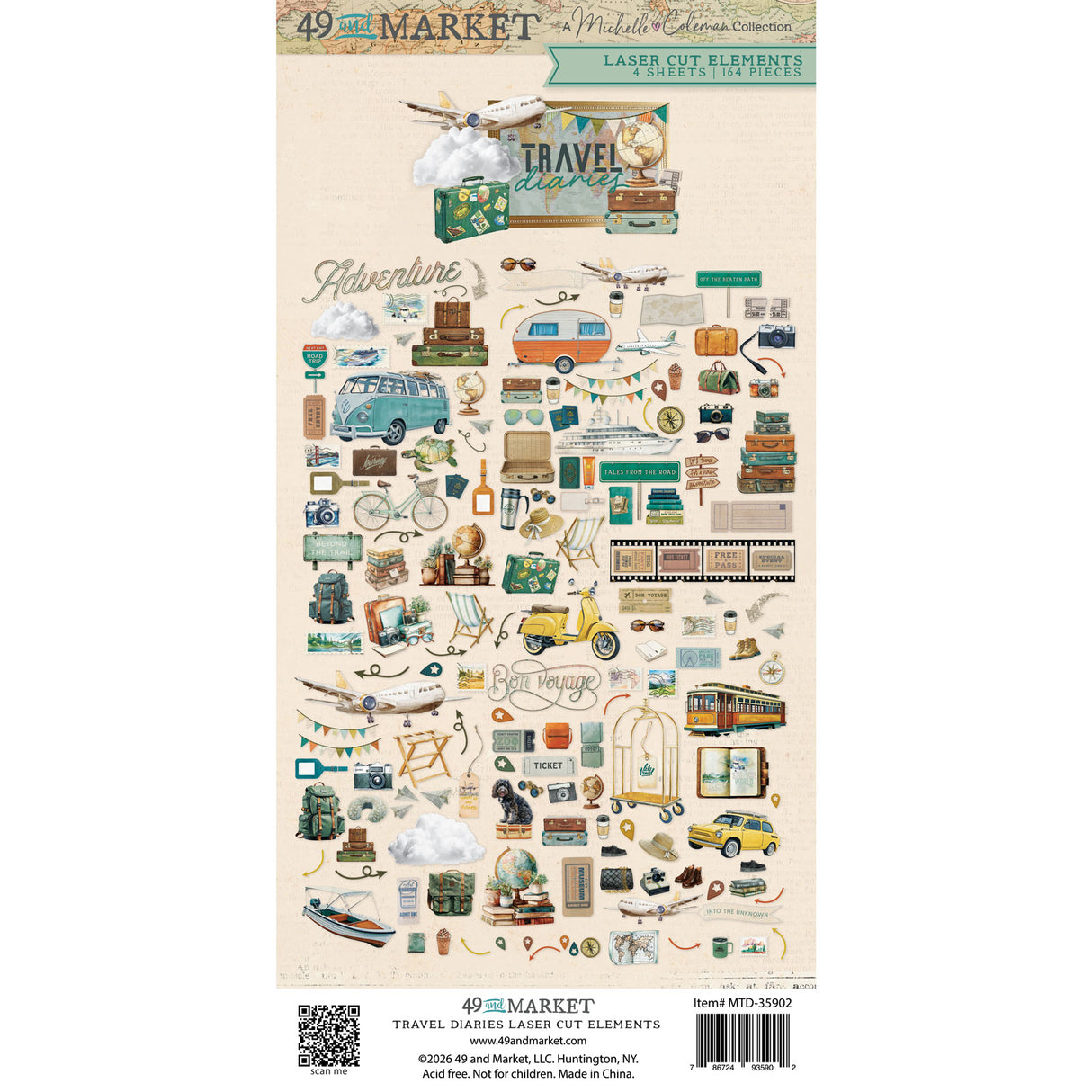 49 and Market Laser Cut Elements - Travel Diaries