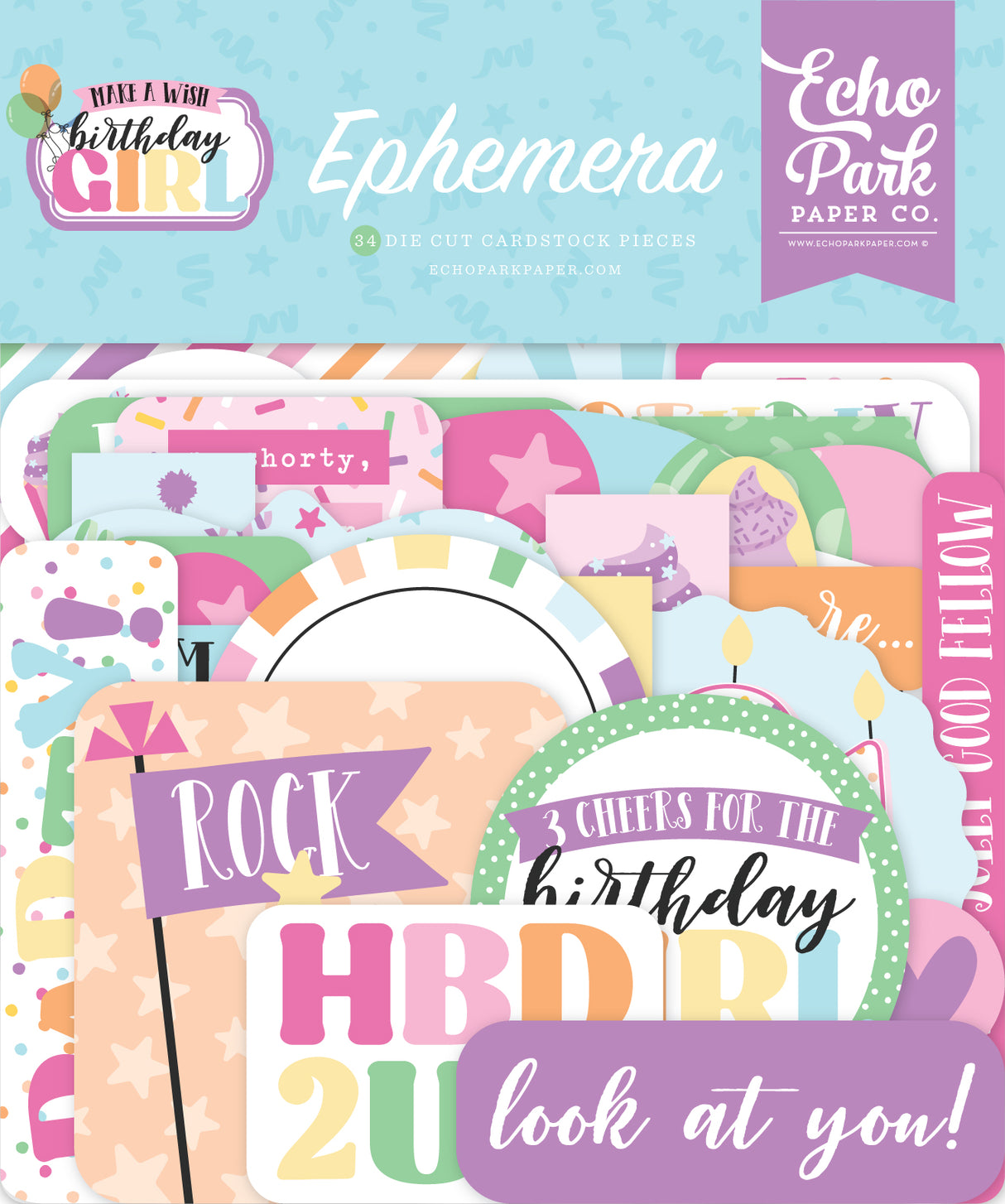 Make a Wish Birthday Girl Ephemera