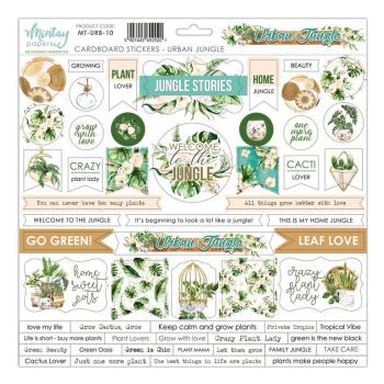 Urban Jungle 12x12 Cardboard Stickers by Mintay Papers