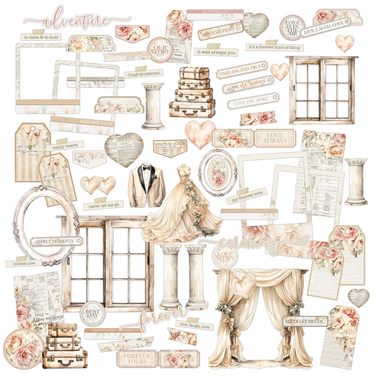 One Perfect Day Elements DieCut Set