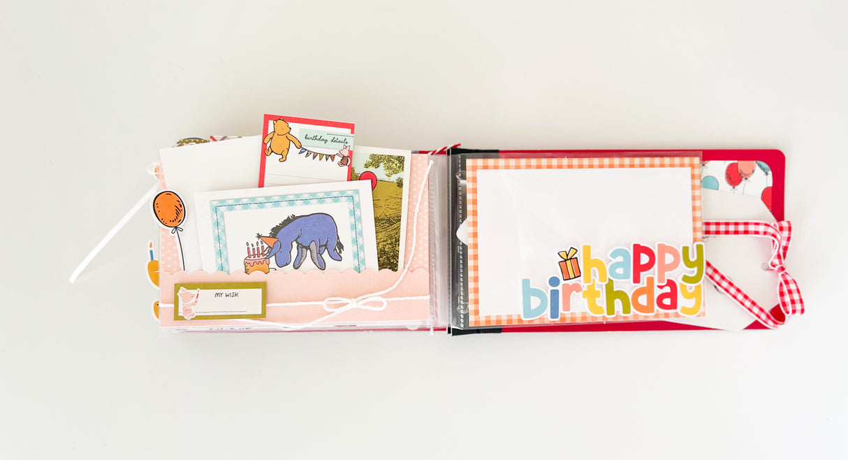 Say Cheese Classic Pooh Birthday 4x6 Flipbook