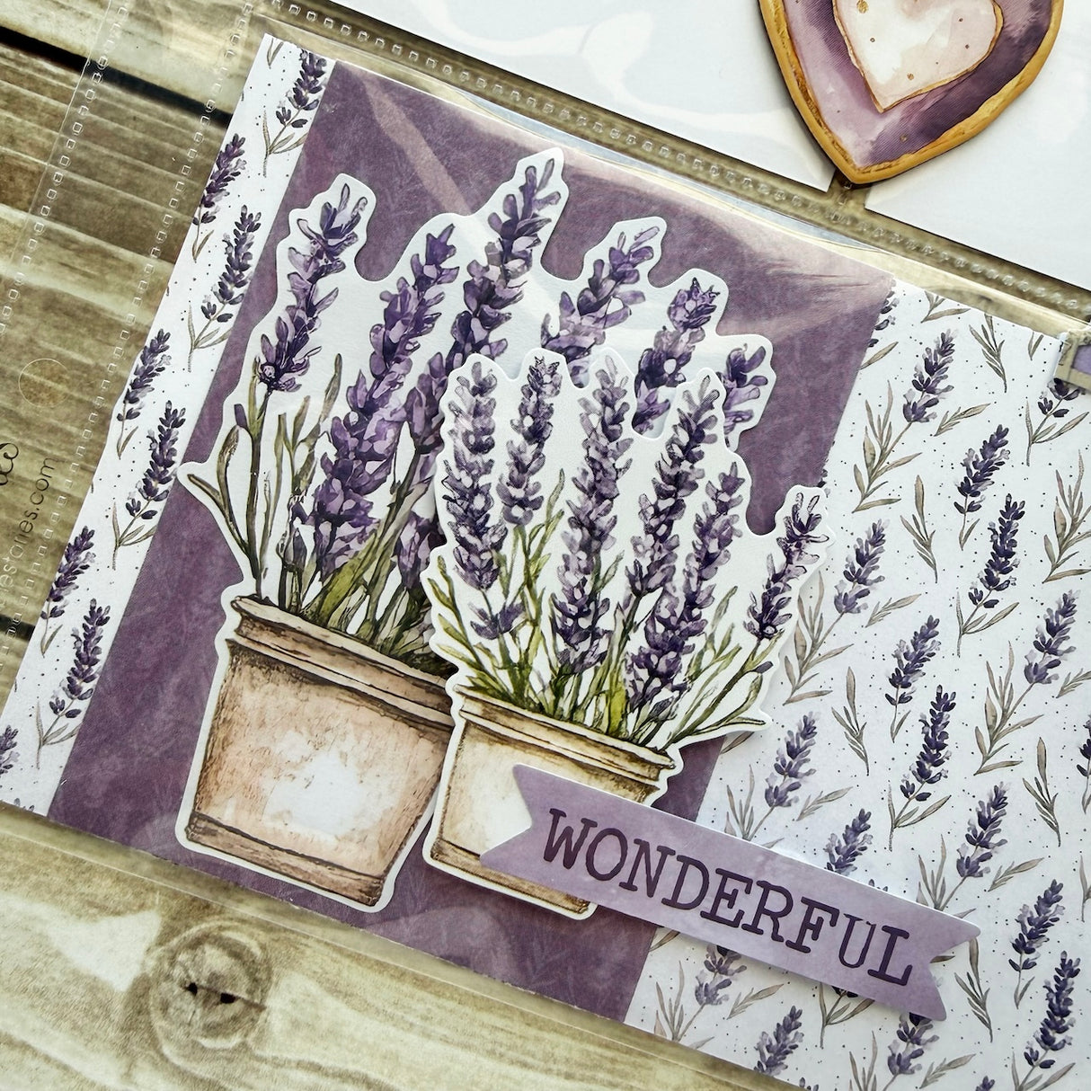 Simple Vintage Lavender Fields Mini Album 💜🍯