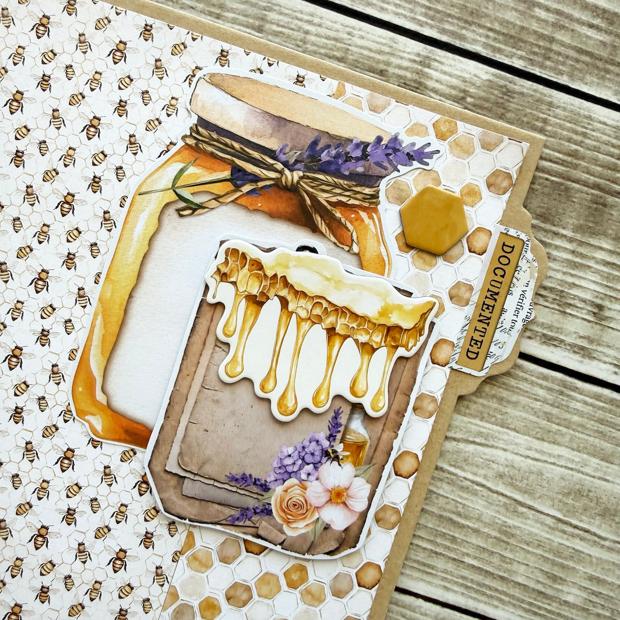 Simple Vintage Lavender Fields Mini Album 💜🍯