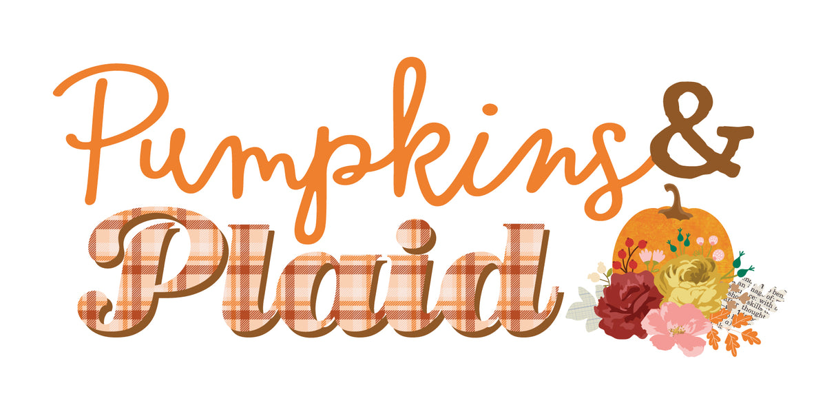 Pumpkin & Plaid 4X6 CHIPBOARD RING BOOK **Pre-Order**