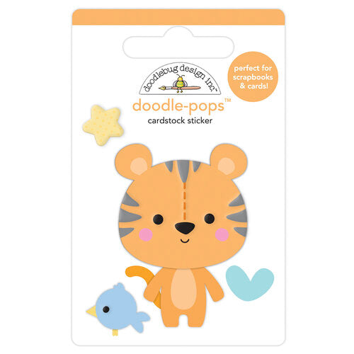 Doodle-Pops Cardstock Sticker - Cuddly Cub