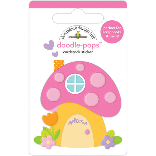 Doodle-Pops Cardstock Sticker - Fairy House