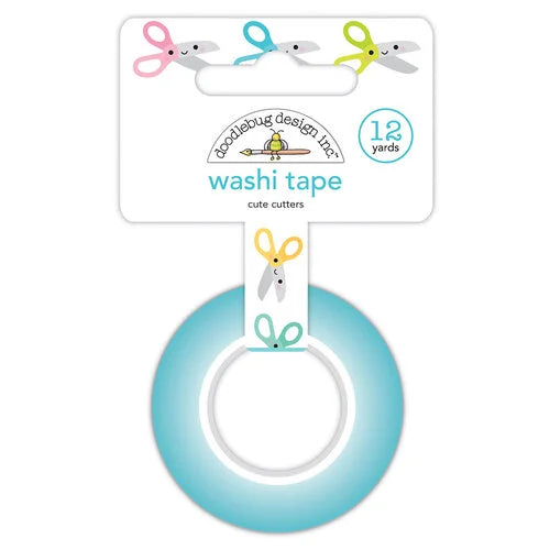 Doodlebug Design - Cute and Crafty Collection - Washi Tape - Cute Cutters